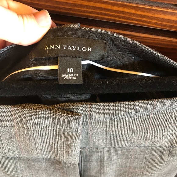 Ann Taylor Grey Pant Suit (blazer 6, pants 10) - Picture 5 of 7